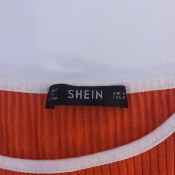 Orange and White Crop Top🍊 - Picture 2 of 2